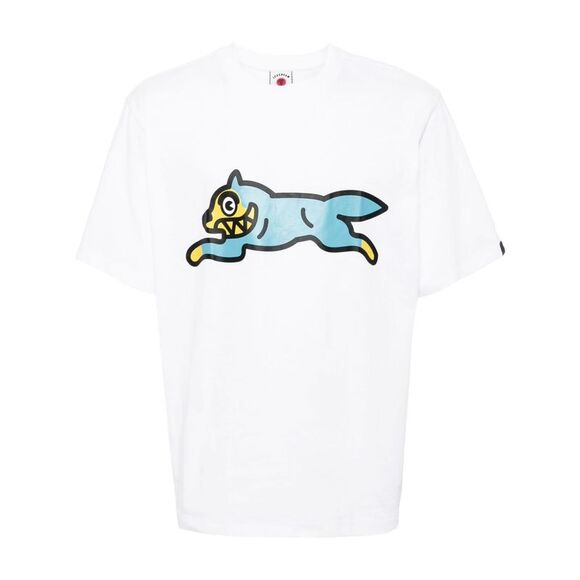 Icecream Men Running Dog Cotton T-Shirt